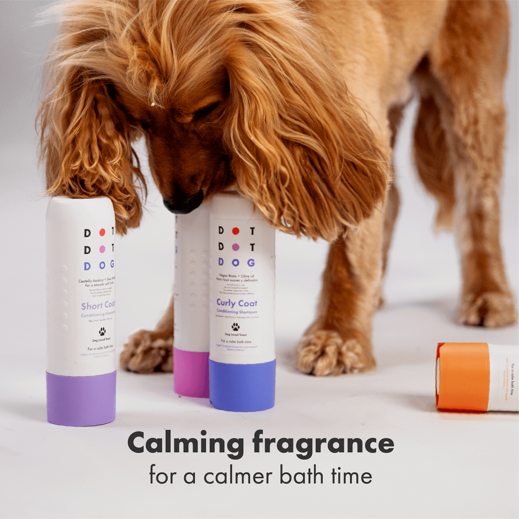 Fragrance designed for a calm bath time. Reduce stress during and after bath time perfect shampoo for nervous dogs