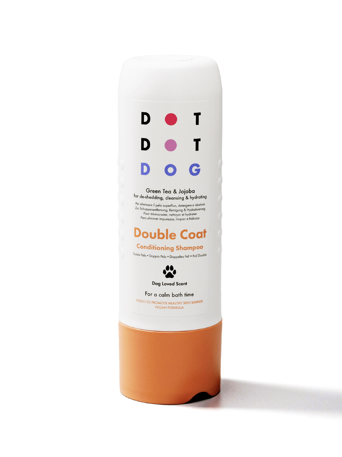 DotDotPet deshedding calming dog shampoo and conditioner. Vegan no nasties prebiotic