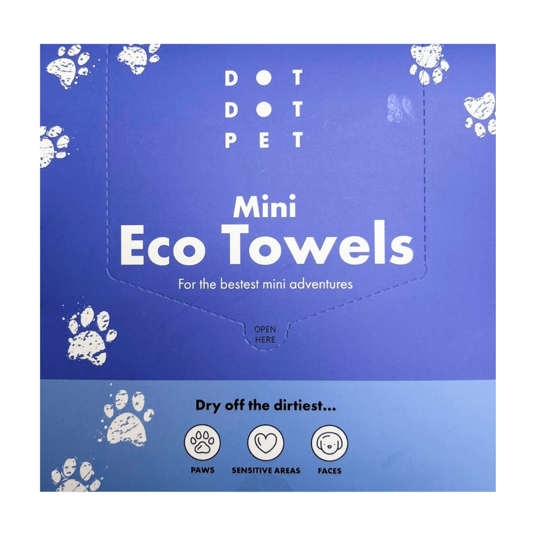 Mini Eco Dog Towels DotDotPet Quick Drying, super soft, highly absorbent 