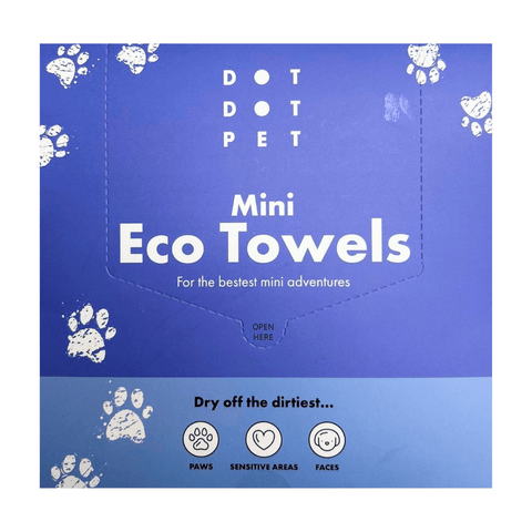 Mini Eco Dog Towels Natural Biodegradable